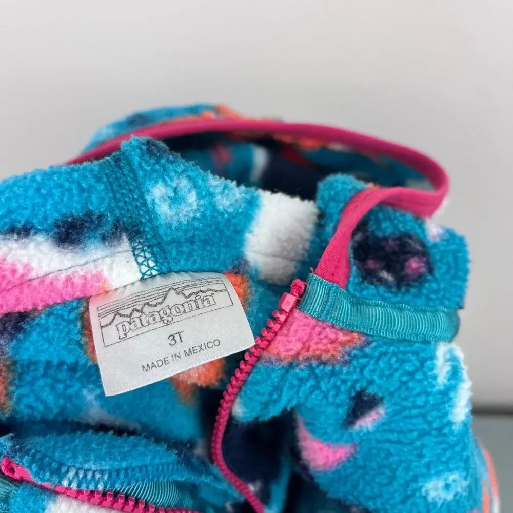 Patagonia Hooded Fleece Critter Jacket 3T